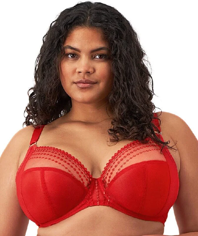 Elomi Matilda Underwired Plunge Bra - Haute Red