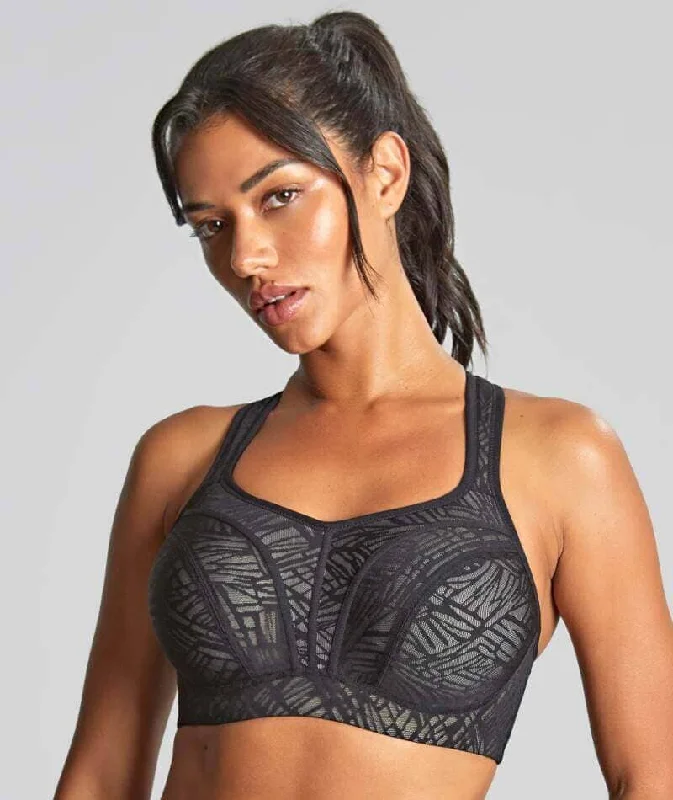 Panache Sport Power Underwired Sports Bra - Black/Chalk