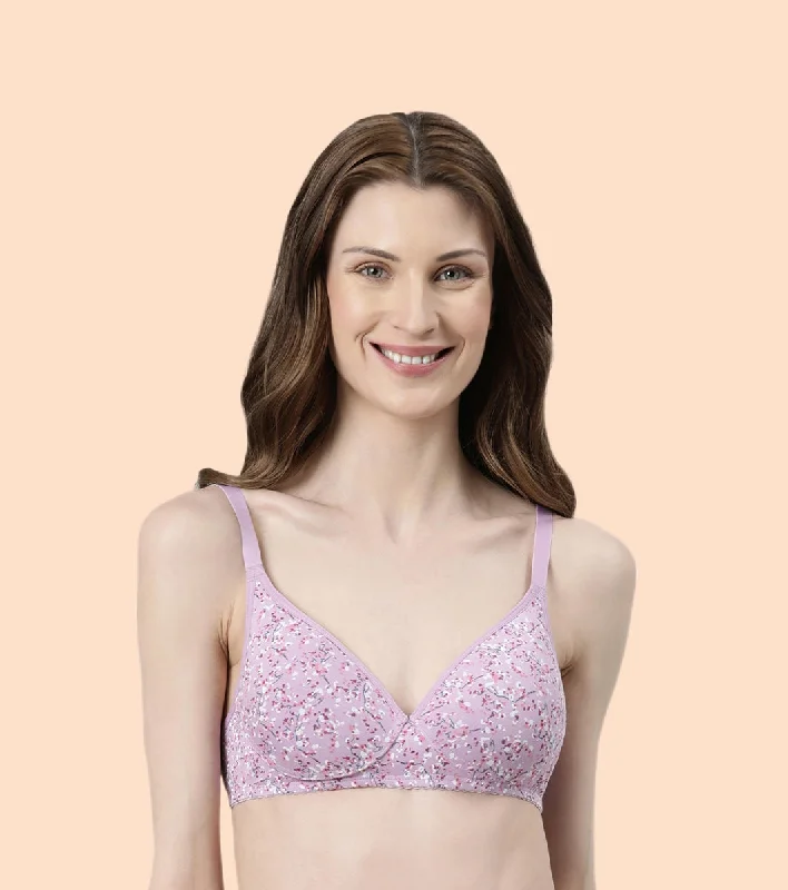 Enamor Perfect Coverage Supima Cotton T-Shirt Bra For Everyday Comfort - Padded, Non-Wired Bra & Medium Coverage Bra | A039