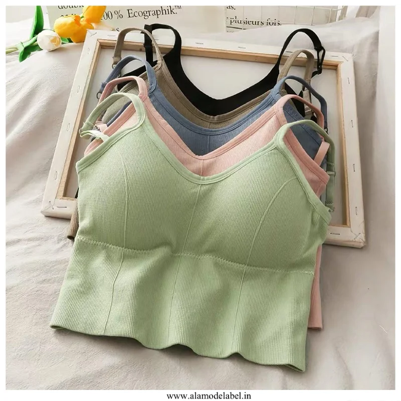 Terry Summer Cami Tops