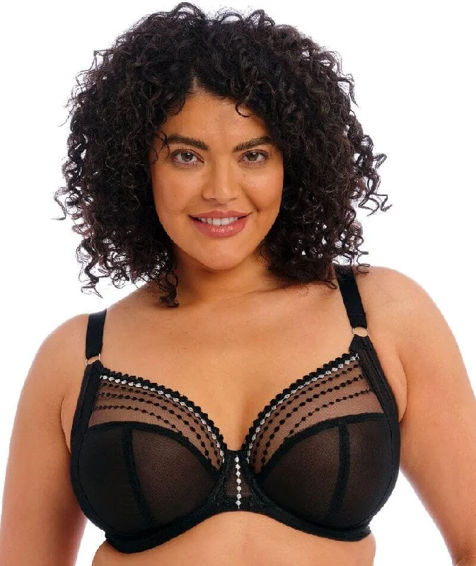 Elomi Matilda Underwired Plunge Bra - Black