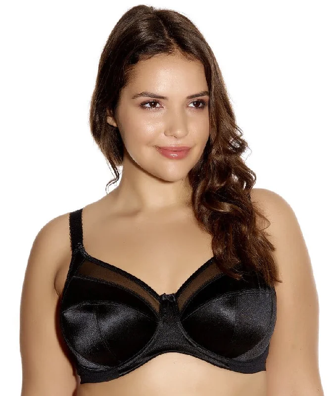 Goddess Keira Underwired Banded Bra - Black