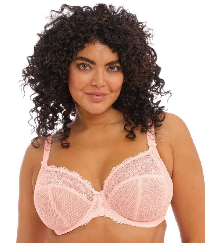 Elomi Charley Underwire Stretch Plunge Bra - Ballet Pink