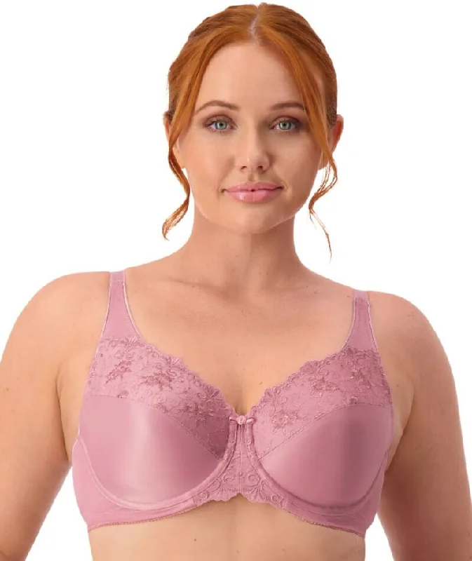 Triumph Embroidered Minimizer Bra - Rosebloom