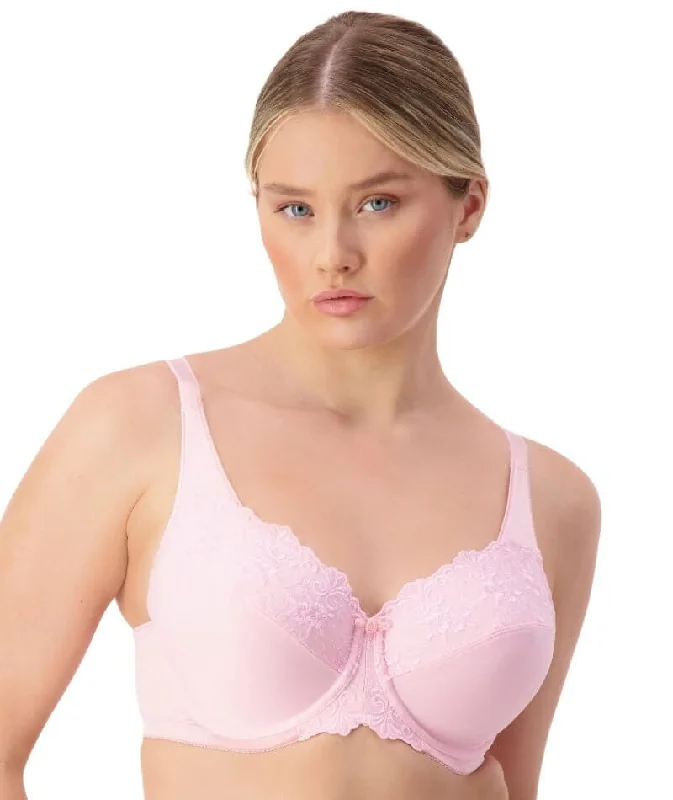 Triumph Embroidered Minimizer Bra - Framboise