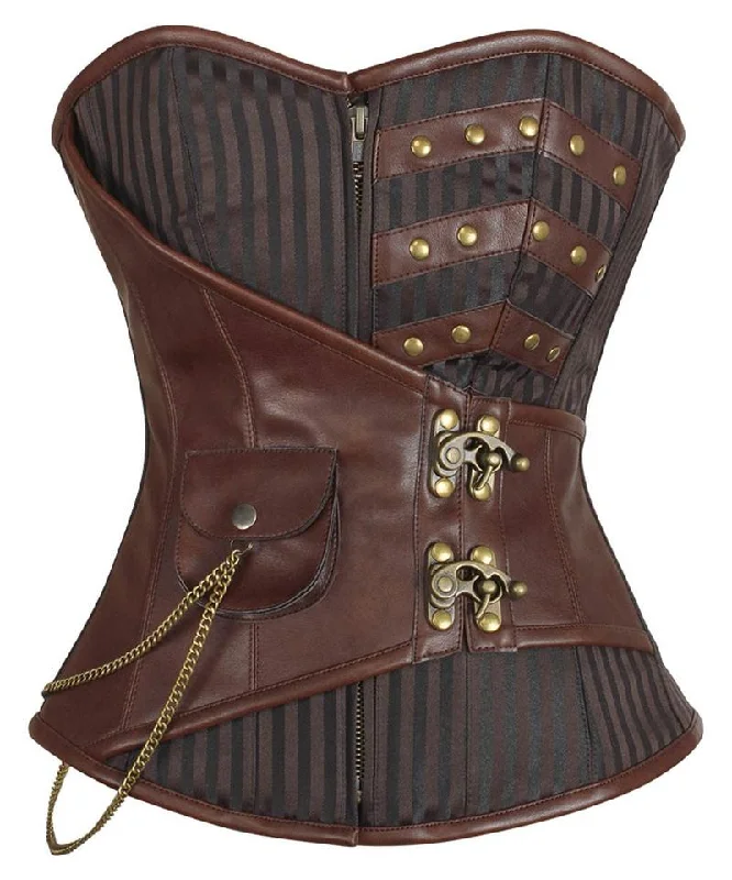 Nahtasha Brocade Steampunk Corset