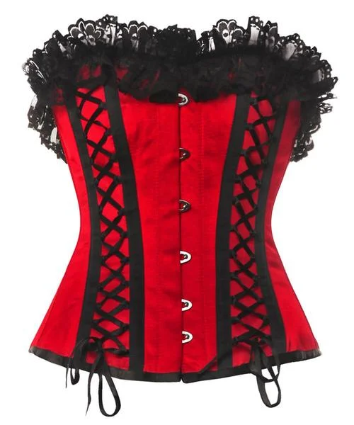 Paula Satin Burlesque Overbust Corset