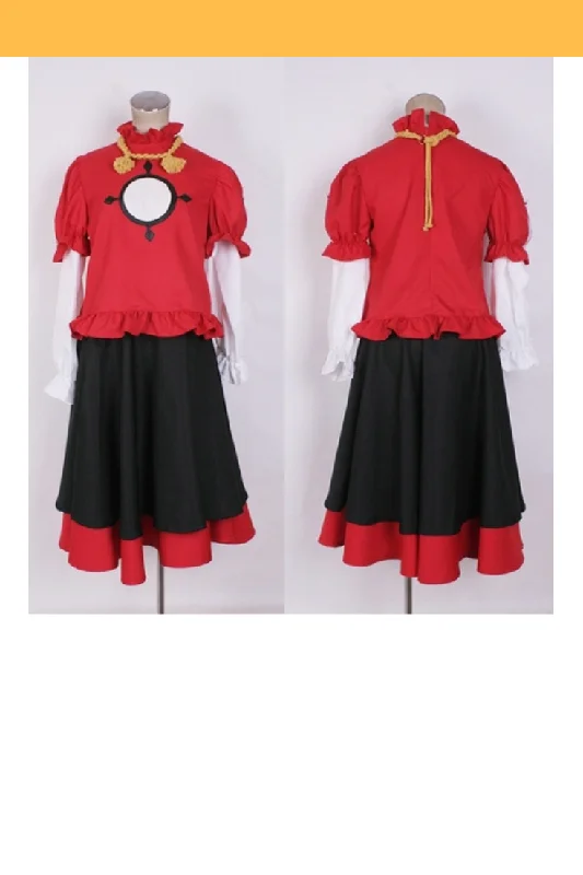 Touhou Project Mountain of Faith Yasaka Kanako Cosplay Costume