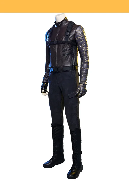 Winter Soldier The Falcon And Winter Soldier TV Series Full PU Leather Version Cosplay Costume