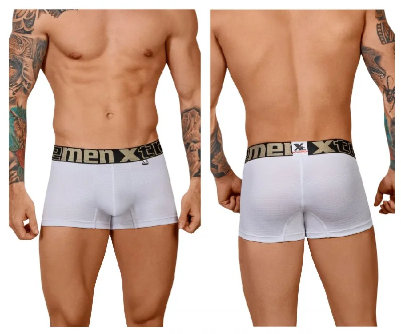 Xtremen 51436C Geometric Jacquard Trunk Color White