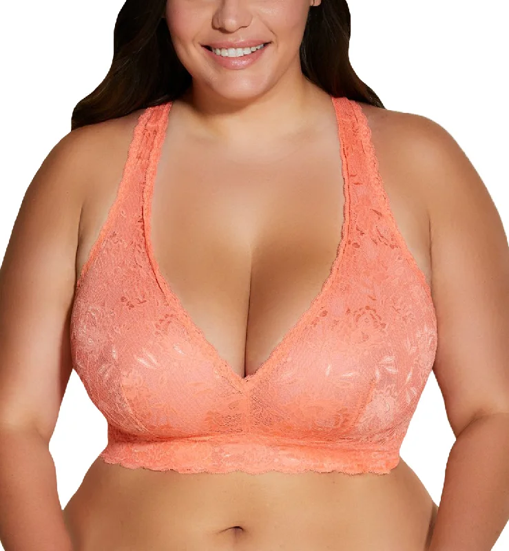 Cosabella NSN Ultra CURVY Racie Racerback Bralette (NEVER1353) - Coral Breeze