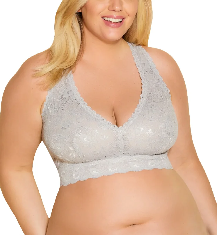 Cosabella NSN Ultra CURVY Racie Racerback Bralette (NEVER1353) - Varanasi Gray