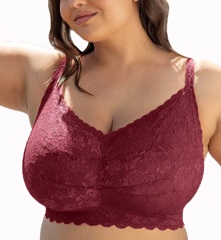 Cosabella NSN ULTRA CURVY Sweetie Bralette (NEVER1321) - Vino