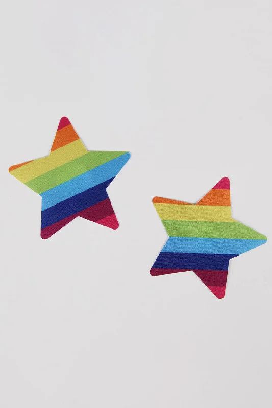 Rainbow Star Pasties